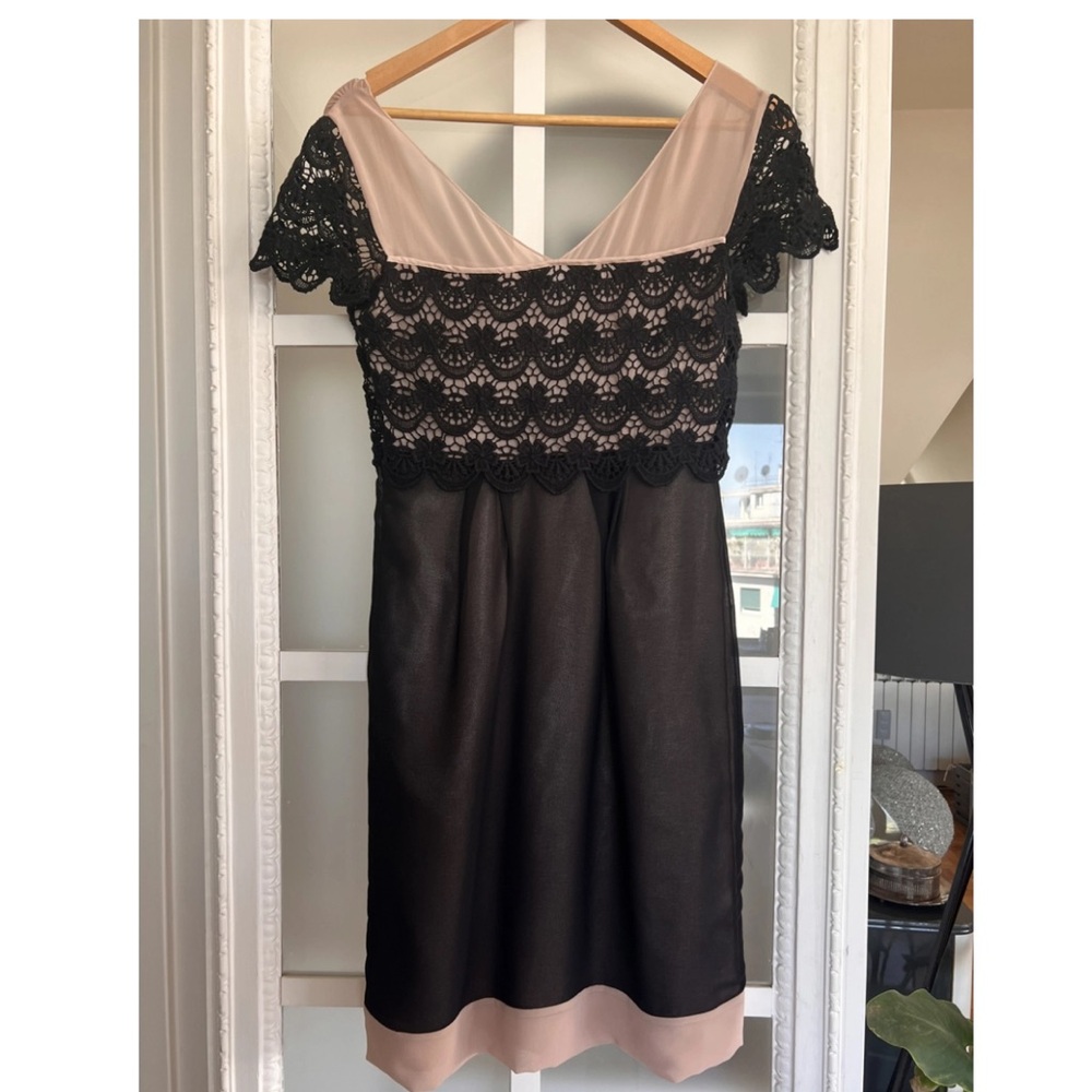 Philosophy by Alberta Ferretti dress black and light pink